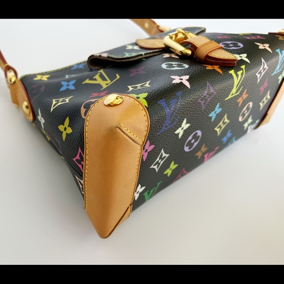 Authentic✅Louis Vuitton Eliza Monogram Multicolor Black Noir M40099 Shoulder Bag - Picture 12 of 12